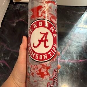 Alabama Crimson Tide Tumbler Handmade